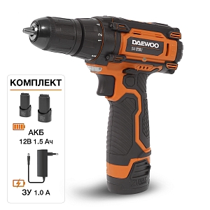Дрель-шуруповерт аккумуляторная Daewoo DAA 3021Li SET