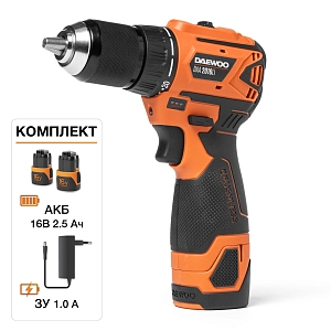 Дрель-шуруповерт аккумуляторная Daewoo DAA 3021Li SET