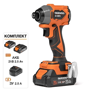 Винтоверт ударный аккумуляторный Daewoo DAX 3521Li SET