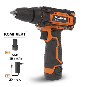 Дрель-шуруповерт аккумуляторная Daewoo DAA 3021Li SET