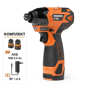 Винтоверт ударный аккумуляторный Daewoo DAX 3521Li SET