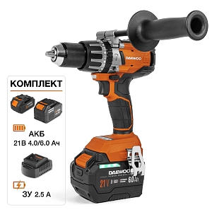 Дрель-шуруповерт аккумуляторная Daewoo DAA 3021Li SET