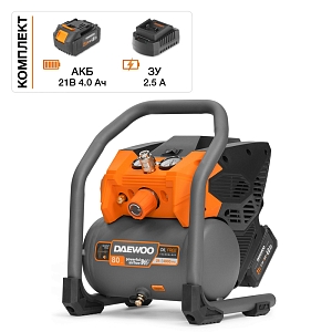 Компрессор аккумуляторный 42В / 220В Daewoo DAC 180S Li SET