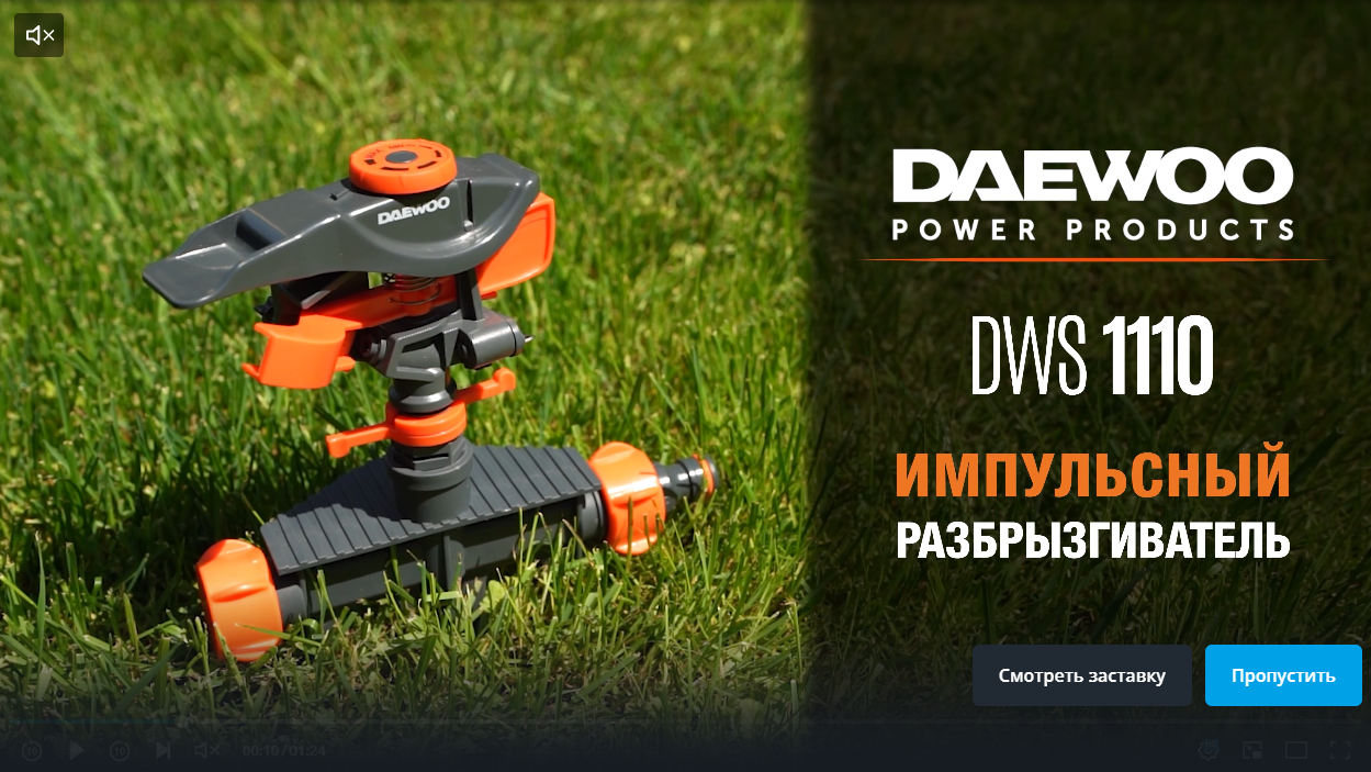 Тест-драйв разбрызгивателя DAEWOO DWS 1110