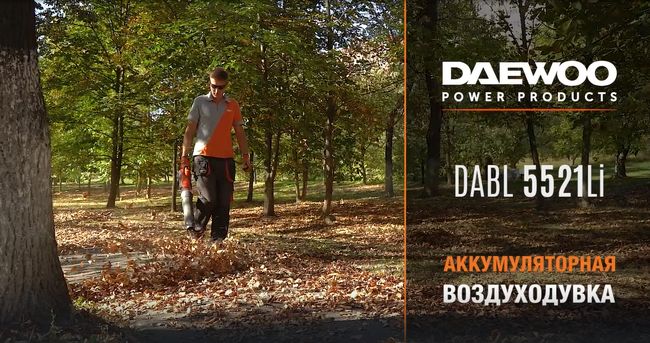 Воздуходувка аккумуляторная DAEWOO DABL 5521Li