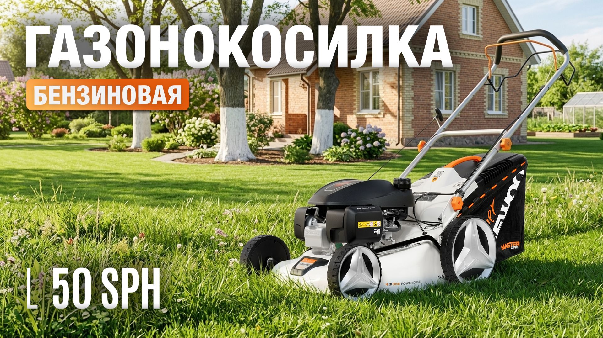 0 Бензиновая газонокосилка Daewoo L 50SPH
