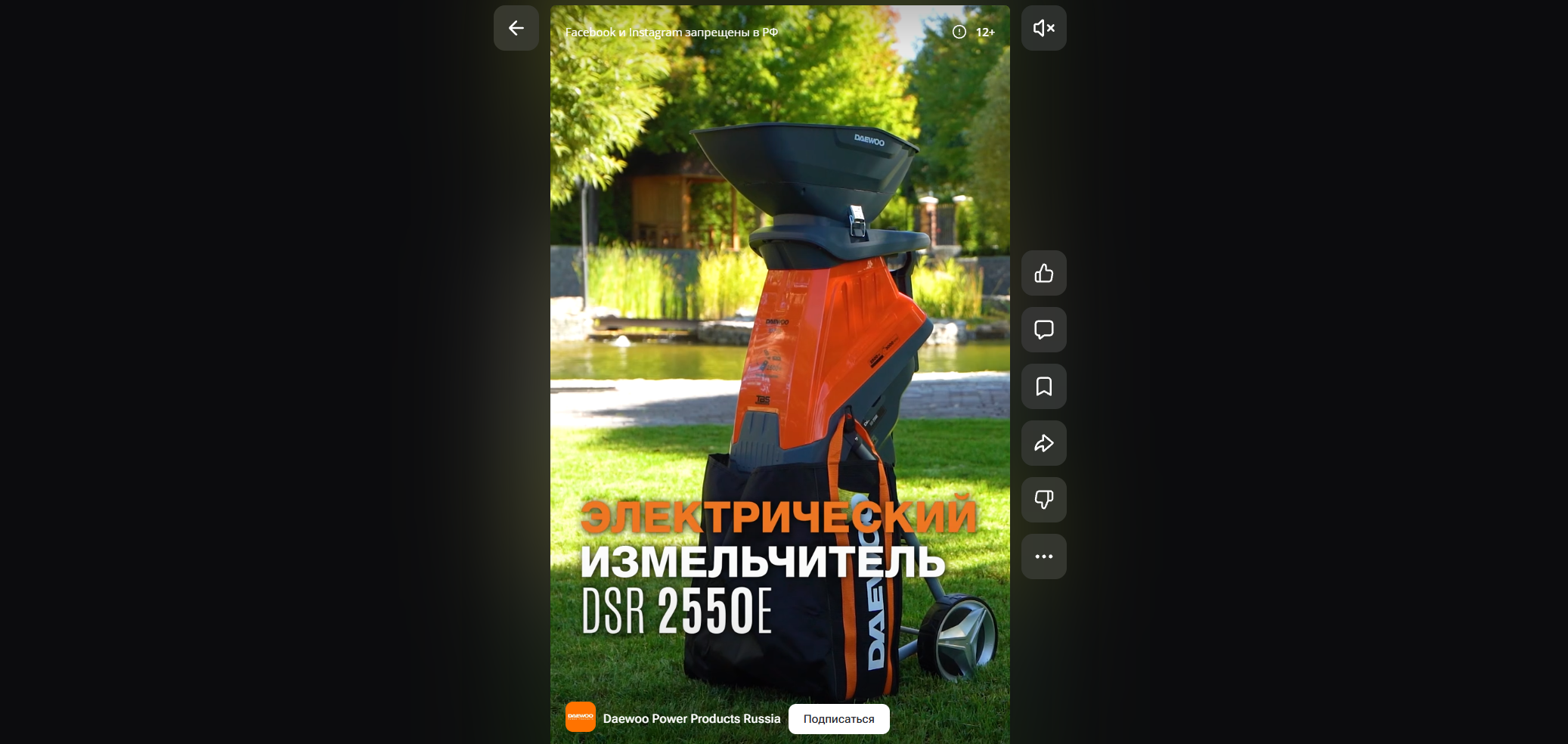 Новинка! Измельчитель электрический DAEWOO DSR 2550E