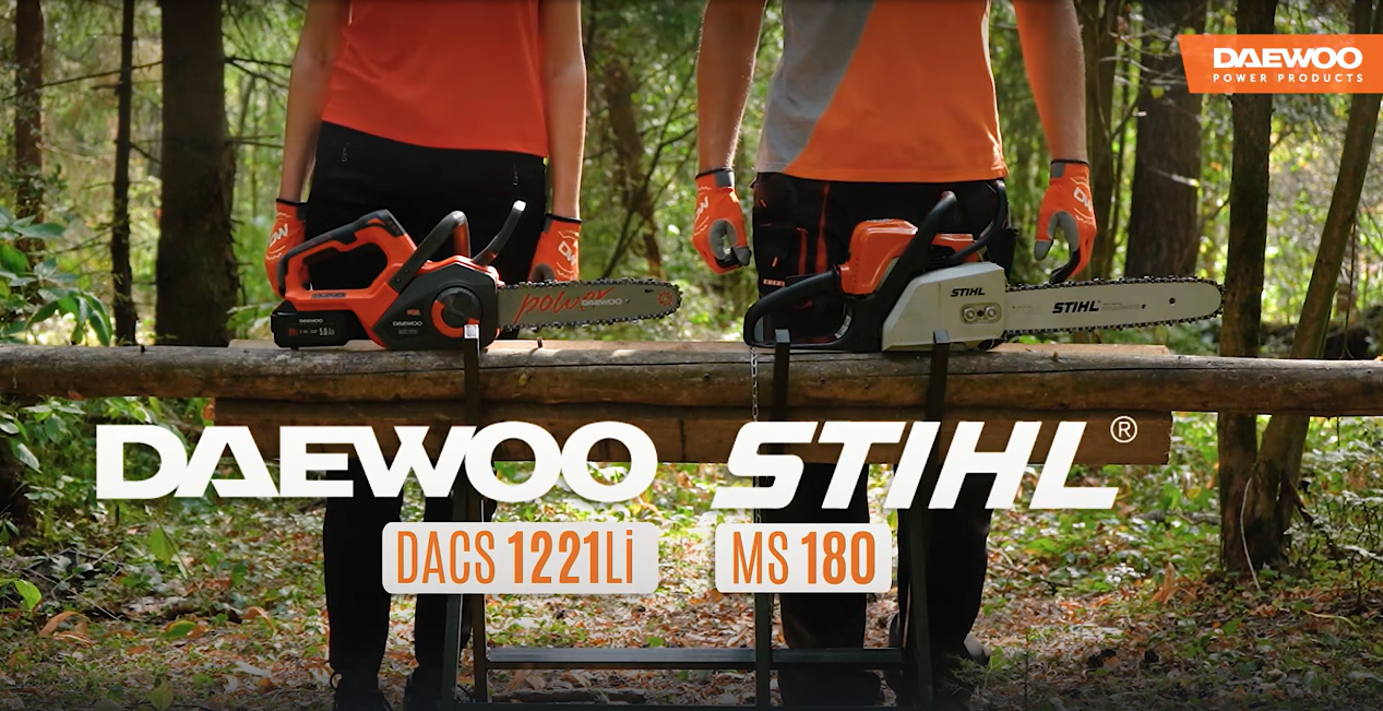 Пила DACS 1221Li vs STIHL MS180